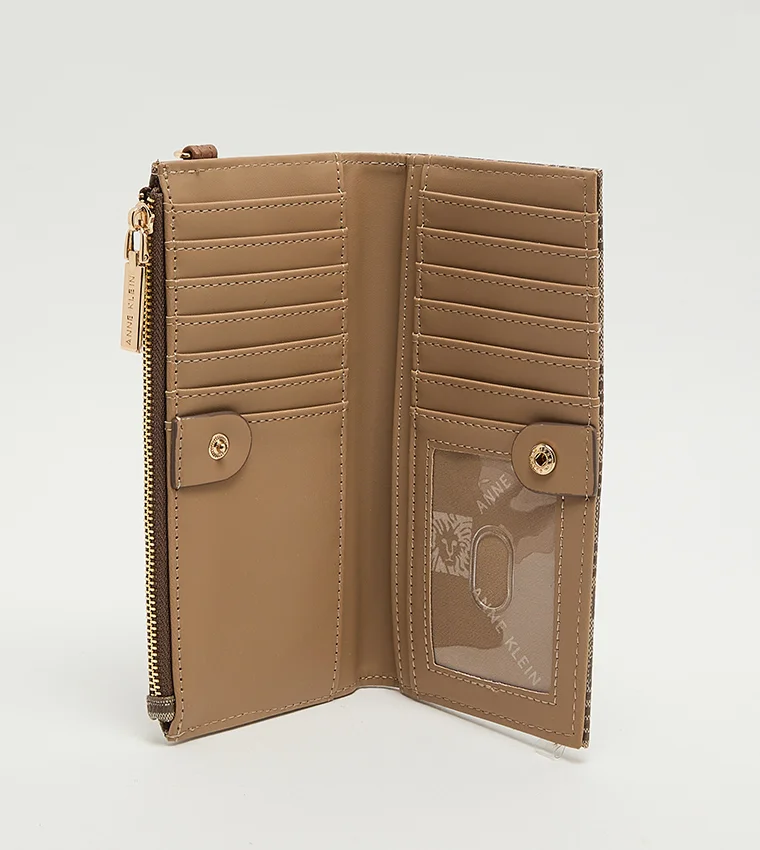 ANNE KLEIN  Anne Klein Patterned Zippered Bi-fold Wallet for Women | Best Price UAE